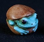 Blue Hazel Frog